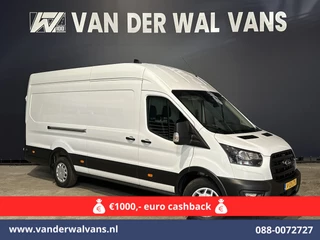 Ford Transit 2.0 TDCI 131pk L4H3 Jumbo Euro6 Airco | Camera | Cruisecontrol | Verwarmde voorruit Parkeersensoren, Bijrijdersbank