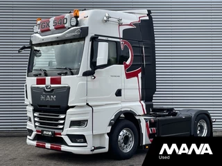 Hoofdafbeelding MAN TGX MAN TGX GX 18.540 4x2 LL Alcoas Alcantara/Leder Retarder 2xTank Stand-Airco/Kachel Koelkast Digital-Dashboard Stoel-Ventilatie/Verwarming LED