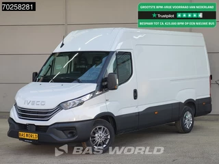 Iveco Daily 35S21 3.0L Automaat 210PK L2H2 2025-Model 3,5t Trekvermogen ACC LED CarPlay Camera Parkeersensoren Velgen Euro6 L2 12m3 Airco Trekhaak