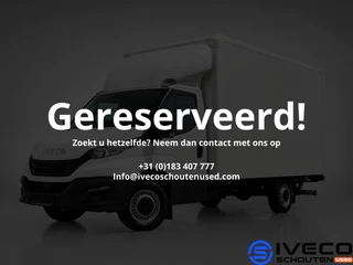 Iveco Daily 35S16 A8 2.3L 160pk 2.3L 160pk •  Automaat • Laadklep • Climate Control •  Camera • W4100 • Bluetooth •   Standplaats: Almkerk