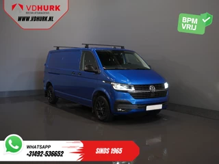 Volkswagen Transporter 2.0 TDI 150 pk DSG Aut. L2 LED/ Adapt.Cruise/ Standkachel/ Carplay/ 2.5t Trekverm./ Stoelverw./ Airco/ Dakdragers/ Camera/ PDC/ Trekhaak