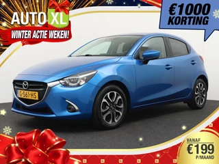 Mazda 2 1.5 90PK Skyactiv-G GT-M Camera Stoelverw. Dodehoek Head-up Navi 1k