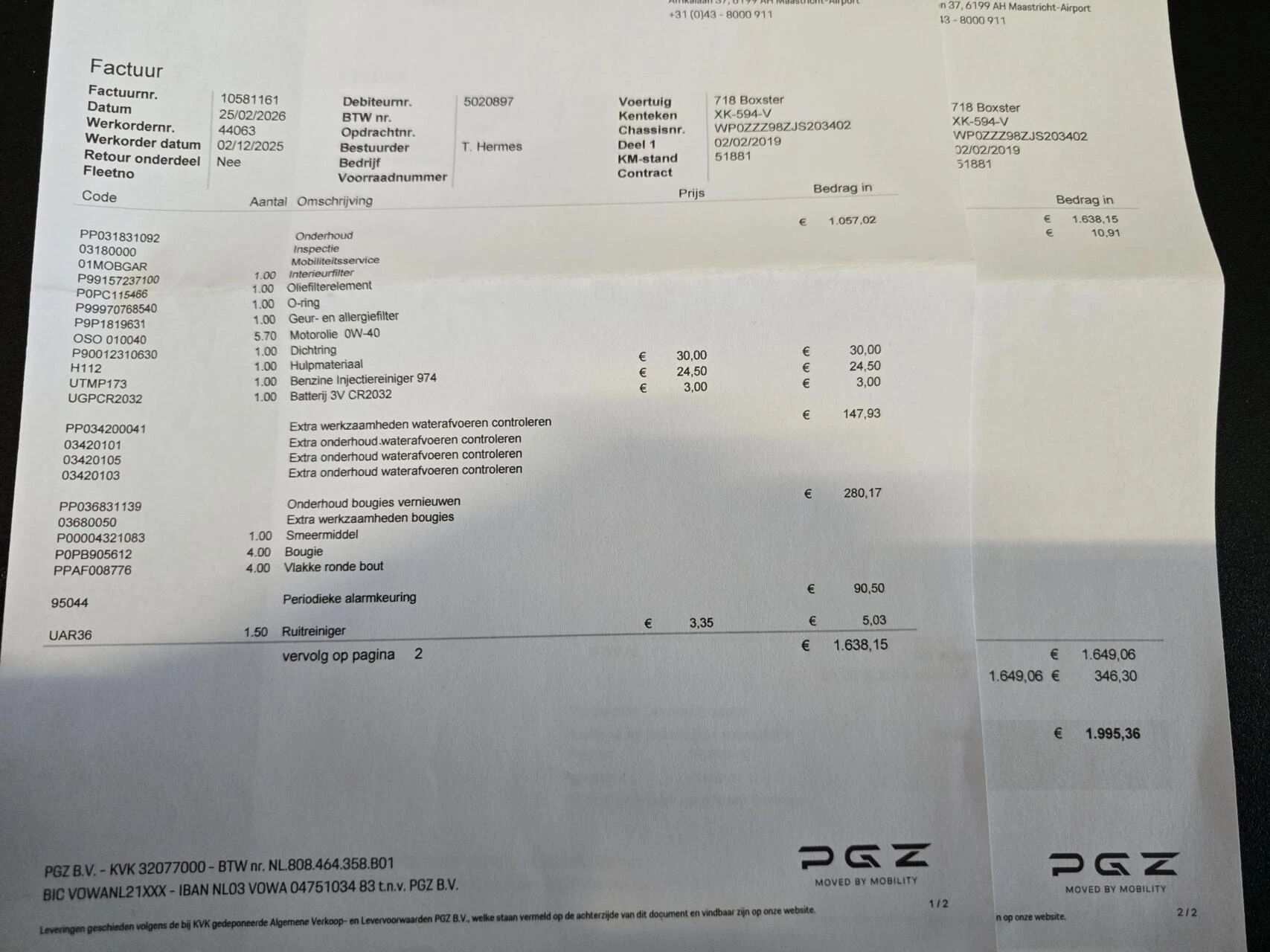 Hoofdafbeelding Porsche 718