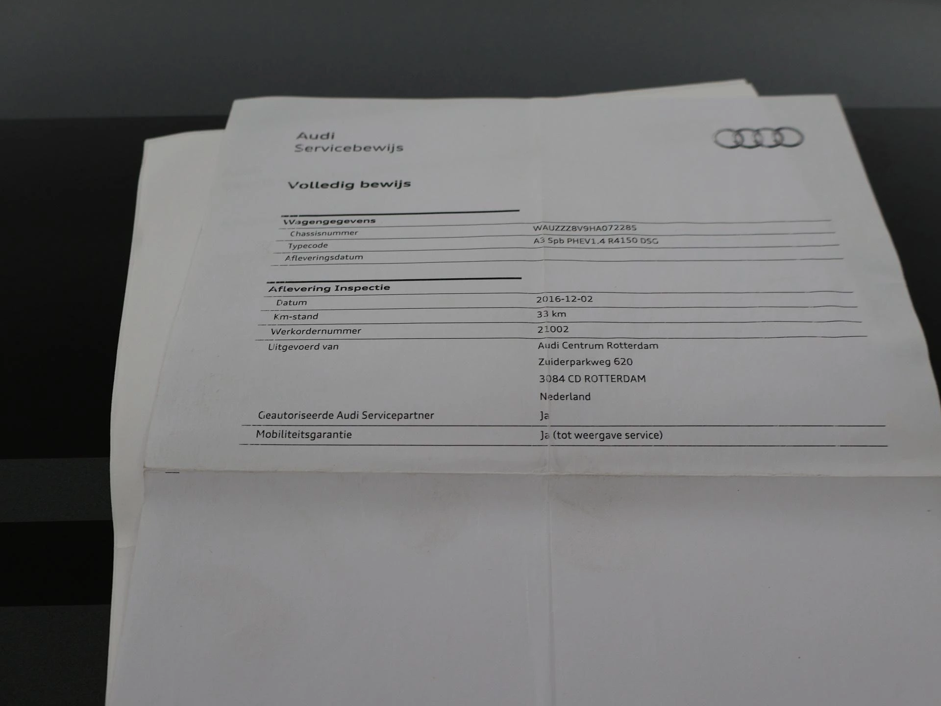 Hoofdafbeelding Audi A3