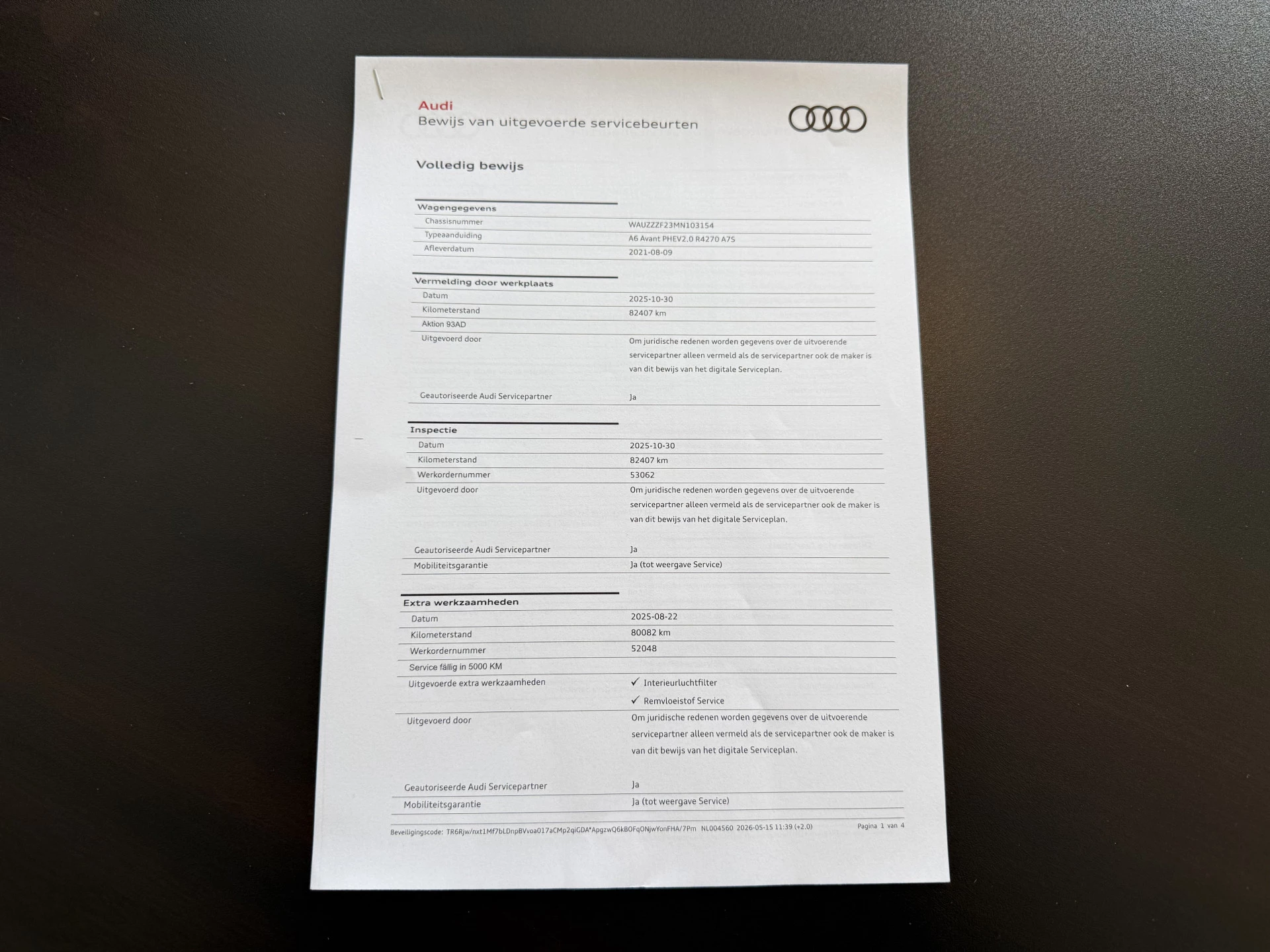 Hoofdafbeelding Audi A6