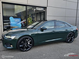 Audi A6 Limousine 50 TFSI e quattro S edition Panorama/HUD/Nightvision/Goodwood Green