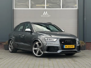 Audi Q3 2.5 TFSI/310pk RS Q3 quattro|Automaat|Boekjes|Bose|Leder|Trekhaak|Stoelverw.|PDC|NAVI|20"LMV