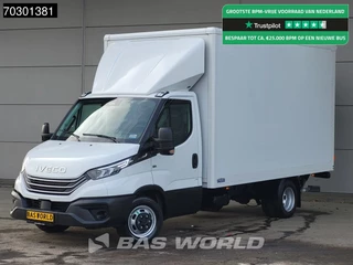 Iveco Daily 35C21 3.0L Automaat Laadklep Zijdeur Dubbellucht Bakwagen 210PK LED ACC Camera CarPlay 3,5t Trekgewicht D'Hollandia Euro6 Meubelbak Koffer Airco
