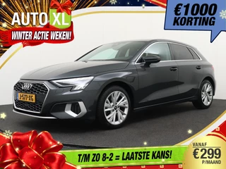 Audi A3 Sportback 35 150 PK S-Line Leder-Sportstoelen Carplay Stoelverw.