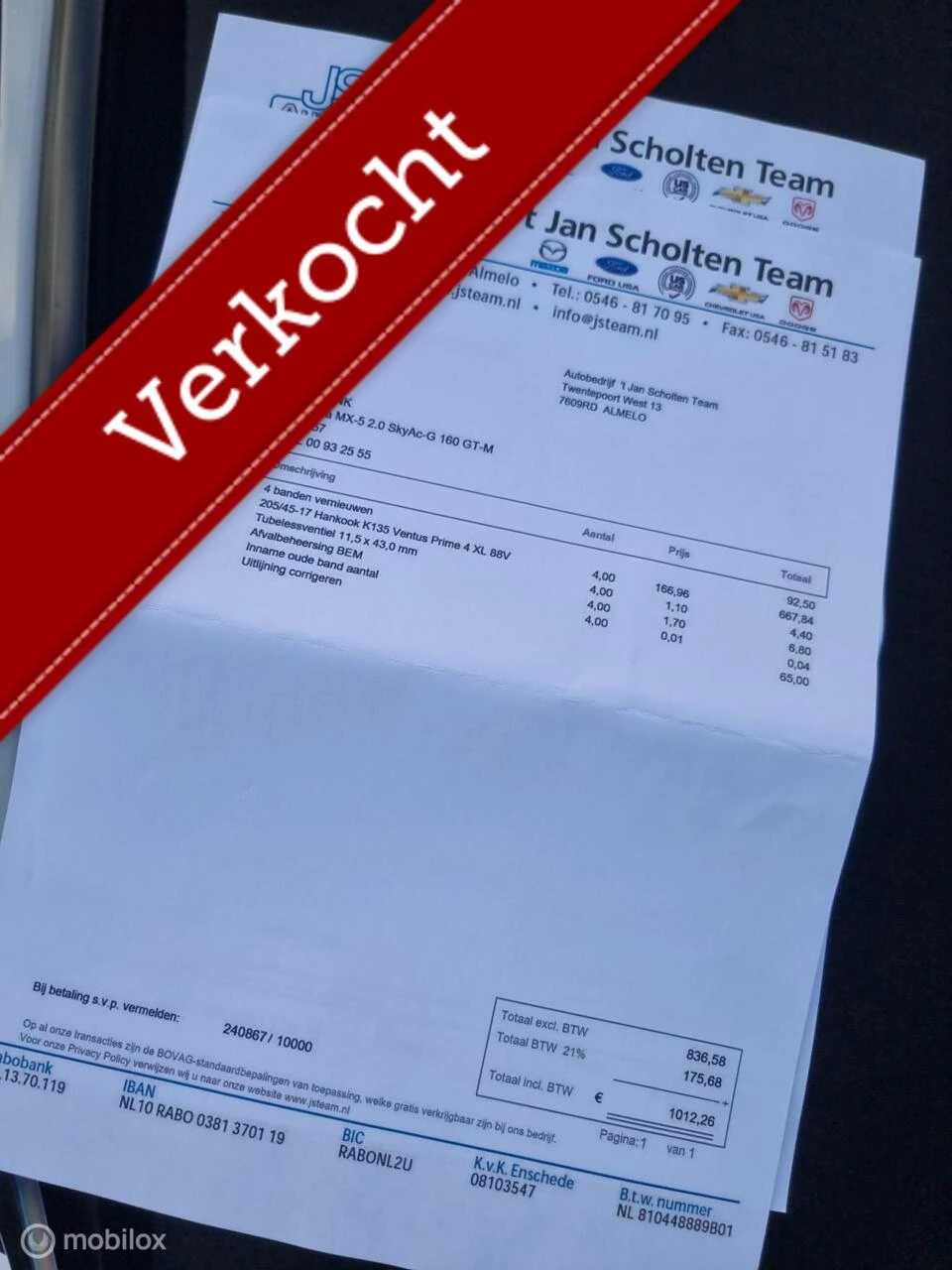 Hoofdafbeelding Mazda MX-5