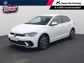 Volkswagen Polo Life Edition 1.0 TSI 95 pk 5 versn. Hand · Achteruitrijcamera · Voorraad OUTLET · Prijs is inclusief inruilpremie ·
