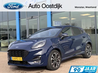 Hoofdafbeelding Ford Puma Ford Puma 1.0 EcoBoost Hybrid ST-Line 125PK Winterpack Cruise Camera Navi Climate Parkeersensoren Full-LED Privacy Glass *Sportief*