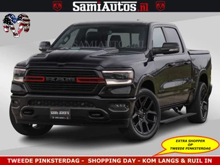 Dodge Ram Pick-Up BLACK OPS | 5.7 V8 4x4 | SPORT NIGHT EDITION | PANORAMA DAK | COMFORT STOELEN | 22 INCH WIELEN | OPEN UITLAAT KLEP ELEKTR | CREW CAB 5 ZIT PLAATSEN | DUBBELE CABINE | DC | Eerste Eigenaar | Origineel Nederlandse auto |