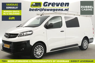 Opel Vivaro 2.0 CDTI L3H1 Dubbele Cabine | 6 Persoons | 360Camera Airco Head-up Cruise PDC Navi Imperiaal Trekhaak