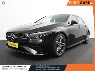 Hoofdafbeelding Mercedes-Benz A-Klasse Mercedes-Benz A-klasse 200 Automaat AMG Line | Navigatie | Climate control | Camera | Parkeer sensoren | Half Lederen Bekleding | Led  | Cruise Control adaptive | LM Velgen | Dab | Led