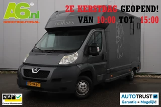 Peugeot Boxer 335 2.2 HDI L4 Paardenwagen 131PK B Rijbewijs 2 Paards Paardentruck Super Compleet Top onderhouden Airco Cruise Control Achteruitrijcamera Camera Bij Paarden