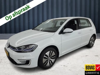 Volkswagen e-Golf e-Golf (136 PK) 1e-EIg. @ Dealer-Onderh. BOVAG-Garantie. NL-Auto. Navigatie/Apple-Carplay/Android-Auto, Adaptive-Cruisecontrol, Parkeersensoren-V+A, Airco, Skiluik, Lm-Velgen-16Inch Privacy-Glas