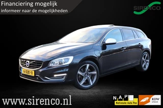 Volvo V60 D6  AWD Plug-in Hybrid R-Design leder adaptive cruise control stoel en stuur verwarming schuifdak dab trekhaak