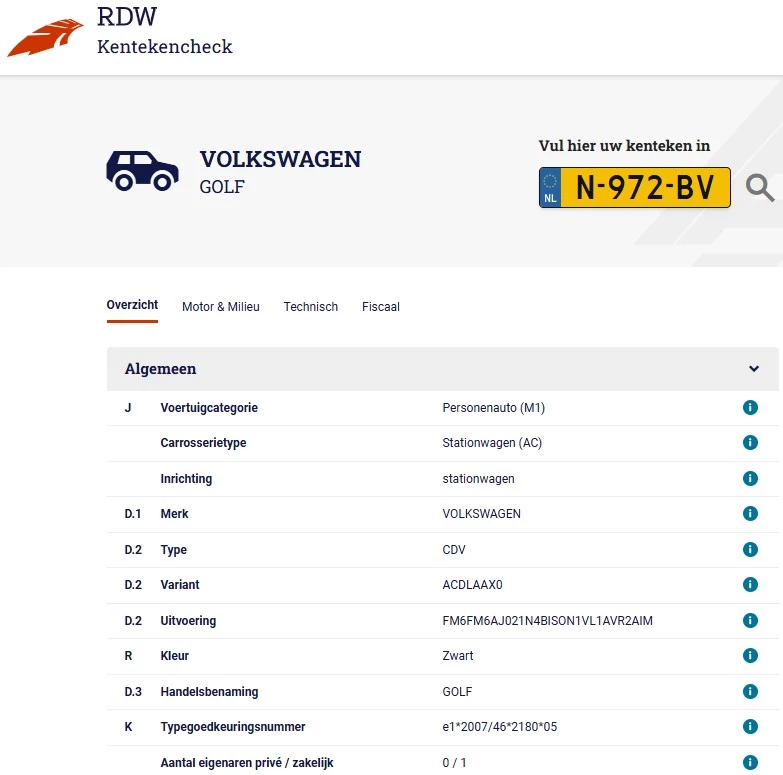 Hoofdafbeelding Volkswagen Golf