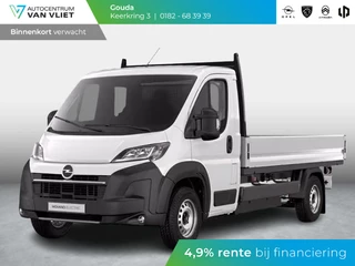 Opel Movano Electric 4.25t L3 Zwaar 110 kWh | Open laadbak | 420km WLTP actieradius |