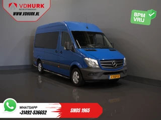 Mercedes-Benz Sprinter 213 2.2 CDI Aut. L2H2 €13.915,- Incl. BTW (BPM VRIJ) EXPORT Combi/ 9 Persoons/ Kombi/ 9P/ LMV/ Airco/ PDC