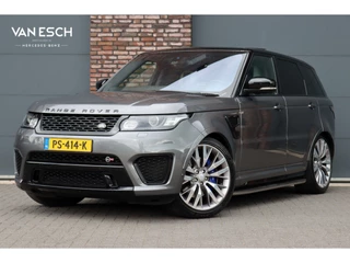 Land Rover Range Rover Sport 5.0 V8 Supercharged SVR Aut8 | ACC | Panoramadak | Carbon | Memory | HUD | Verwarmd Stuurwiel | Dodehoekassistent | Camera | Soft-Close | Standverwarming | Intelligent Light System |