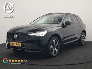 Volvo XC60 T6 AWD R-Design LONG RANGE PHEV 350pk Dealer O.H. | Trekhaak Af Fabriek | Panodak | Adaptive Cruise | 360 Camera | Harman / Kardon | Lederen Sportstoelen Memory & Verwarmd | Blis | Keyless | Google Assistent | Apple Carplay | DAB | Plug In Hybrid |