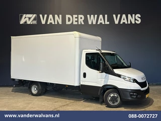 Iveco Daily 35C16H 157pk Dubbel Lucht Bakwagen Laadklep Euro6 Airco | 1010kg laadvermogen Bijrijdersbank