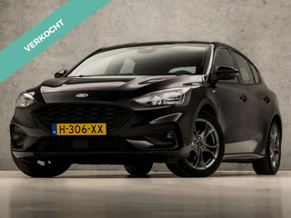 Ford Focus 1.0 EcoBoost ST Line Sport (APPLE CARPLAY, BLACK PAKKET, NAVIGATIE, SPORTSTOELEN, RODE STIKSELS, ZWART HEMEL, CLIMATE CONTROL, KEYLESS START, NIEUWSTAAT)