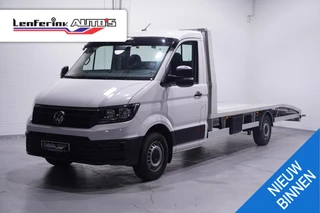 Volkswagen Crafter 2.0 TDI 140 pk L4 Autotransporter Airco, Cruise Control, Trekhaak 3.000 kg, BPM vrij, 3-Zits