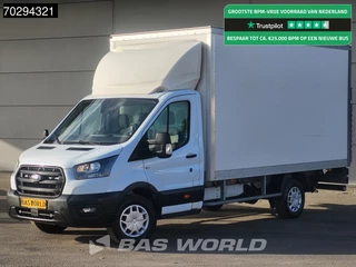 Ford Transit Custom  130PK Laadklep Bakwagen Airco Cruise Euro6 Meubelbak Koffer 19m3 Airco Cruise control