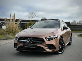 Mercedes A-klasse 250 e AMG Limousine A250e Panoramadak|Burmester®|Camera 360°|Keyless|Stoel verkoeling|Night pakket|Multibeam led|Camera|Elektr. verst. stoelen|Sfeerverlichting|Stoel verkoeling