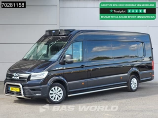 MAN TGE 3.180 Koelwagen Bi-Temp Vriezer Automaat Carrier Pulsor 400mt 230V stekker Trekhaak ACC LED Navi Airco Camera Parkeersensoren Koel Koeler Vries Vriezer Kühlwagen Frigo 14m3 Airco Trekhaak