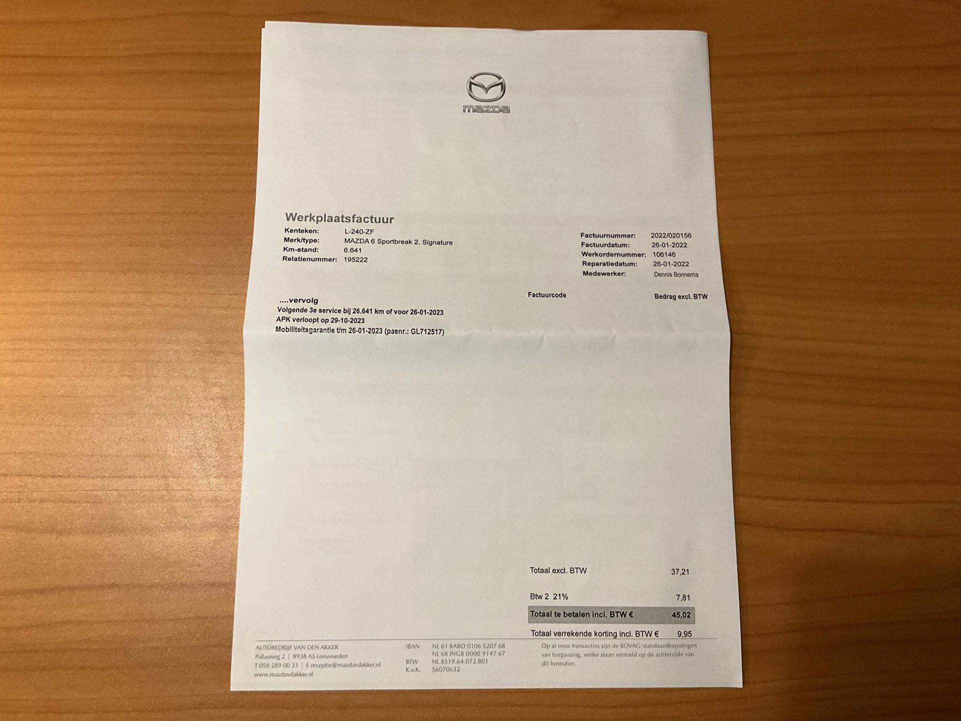 Hoofdafbeelding Mazda 6