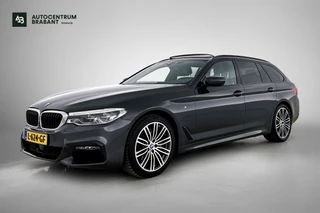 BMW 5-serie Touring 520i M-SPORT High Executive VOL(Dealer OnderH, Panorama, StoelV+Koel, Trekhaak, 360 Camera, Lane Assist, Etc)