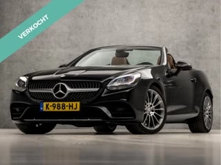 Mercedes-Benz SLC 250 D Premium AMG Sport 204Pk Automaat (SCHUIFDAK, BRUIN LEDER, NEKVERWARMING, KEYLESS START, STOELVERWARMING, BLUETOOTH, NIEUWE APK, NIEUWSTAAT)