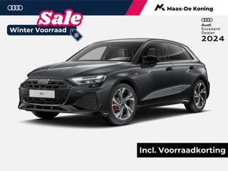 Audi A3 Sportback 45 TFSI e S edition Competition 245 PK · SONOS premium 3D · Comfortsleutel zonder safelock · 18" LM Velgen