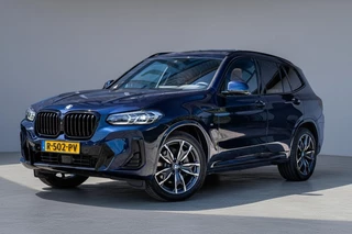 BMW X3 xDrive30i 245pk M-Sport BTW|Pano|H&K|ACC|360°|Memory|Tansanitblue|Trekhaak|NL-auto|Dealeronderhouden