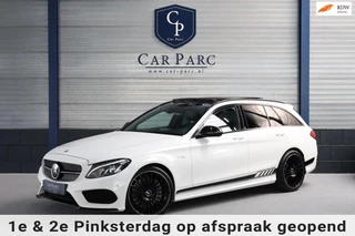 Mercedes-Benz C-klasse Estate 450 / 43 AMG 4MATIC LED/PANORAMADAK/LEER+S.VERWARMING+MEMORY/360/19"LMV/ACC/ECC/12 MND GARANTIE!