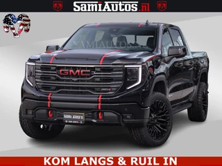 GMC Sierra AT4 6.2 V8 4X4 | VIRTUAL COCKPIT | LPG | HUD | BOM VOL | DC | RAM DEALER NEDERLAND | Dubbele Cabine met Royale 5 Zitplaatsen | BPM vrij | Nu Leverbaar uit Voorraad | Voorraad Nr 261530 |