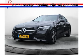 Mercedes-Benz C-Klasse Estate 180 Luxury Line (170 PK) 1e-Eig. & Dealer-Onderh. BOVAG-Garantie. NL-Auto. Half-Leer, Navigatie/Apple-Carplay/Android-Auto, Cruisecontrol, Keyless-Start, Parkeersensoren-V+A, Achteruitrijcamera, Stoelverwarming, DAB, Elek.-Achterklep, Licht-Zicht-Pakket, Lm-Velgen-17Inch, Privacy-Glas