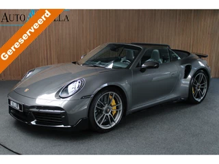 Porsche 911 Cabrio 3.8 Turbo S Carbon PDCC Keramisch Matrix 360 Leer Navi Burmester Stoelventilatie Memory seats PDC Stoelverwarming Climate Stuurverwarming PTV Plus PDLS+