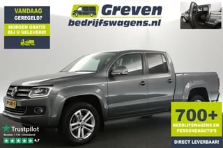 Volkswagen Amarok 2.0 TDI 4Motion 180PK 3200kg Trekgew. Dubbele Cabine Automaat Airco Camera Navi Cruise PDC 5 Pers LED 19''LMV Trekhaak