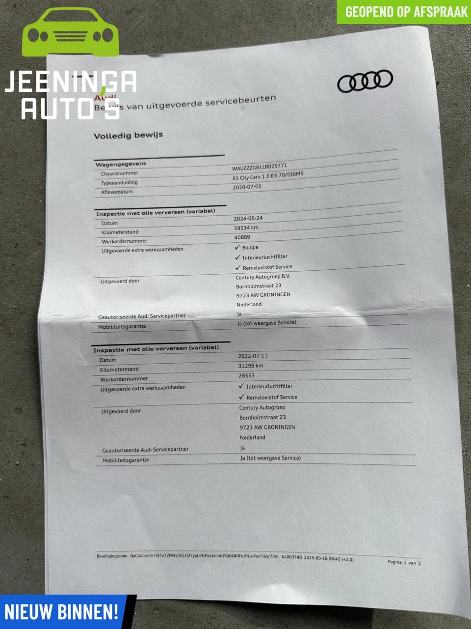 Hoofdafbeelding Audi A1