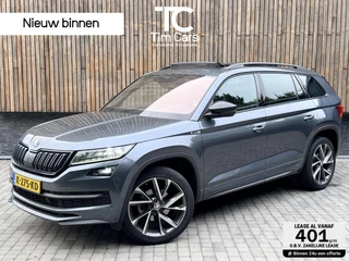 Skoda Kodiaq 1.5 TSI Sportline Automaat | Panoramadak | Trekhaak uitklapbaar | Navigatiesysteem | Stoelverwarming voor en achter | Stuurverwarming | Getint glas | Cruise control adaptief| Achteruitrijcamera | Parkeersensoren voor en achter