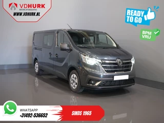 Renault Trafic 2.0 dCi 130 pk L2 BPM VRIJ! DC Dubbel Cabine LED/ 2xSchuifdeur/ Navi/ Carplay/ Camera/ PDC/ Cruise