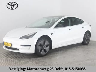 Tesla Model 3 BLACKSTYLE PANODAK STD RANGE RWD PLUS 60 kWH LEDER.NAVI.CAMERA.AUTOPILOT, STOELVERWARMING EN NOG VEEL MEER!