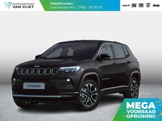 Jeep Compass 4xe 190 Plug-in Hybrid Electric Altitude | Clima | Adapt. Cruise | 18" | Keyless | Winter Pack | Safety Pack | Voorraad actie !