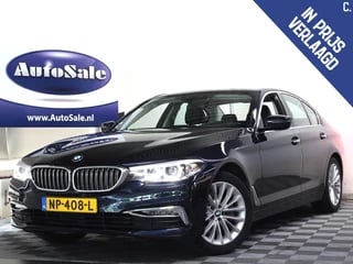 BMW 5 Serie 530i LUXERY LINE 252pk NL-AUTO 88000km LEDER NAV LED '17