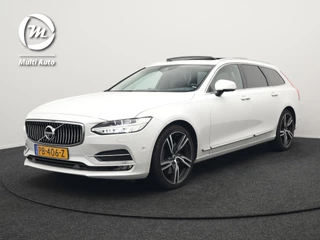 Volvo V90 T5 Inscription 255pk Automaat | Panodak | Trekhaak af Fabriek | Adaptive Cruise | Luxe Lederen Comfortzetels Massage & Memory |  Head Up | Bowers & Wilkins | 360 Camera | BLIS | 20"L.M |
